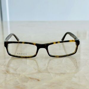 New Gucci GG 1654 Brown Tortoise RX Eyeglasses Optical Frame 53mm